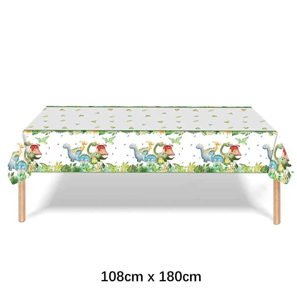 🦕 Dino-Roar Party Set – Fun Disposable Tableware for a Jurassic Birthday Bash 🎂🎈 - ThiGui