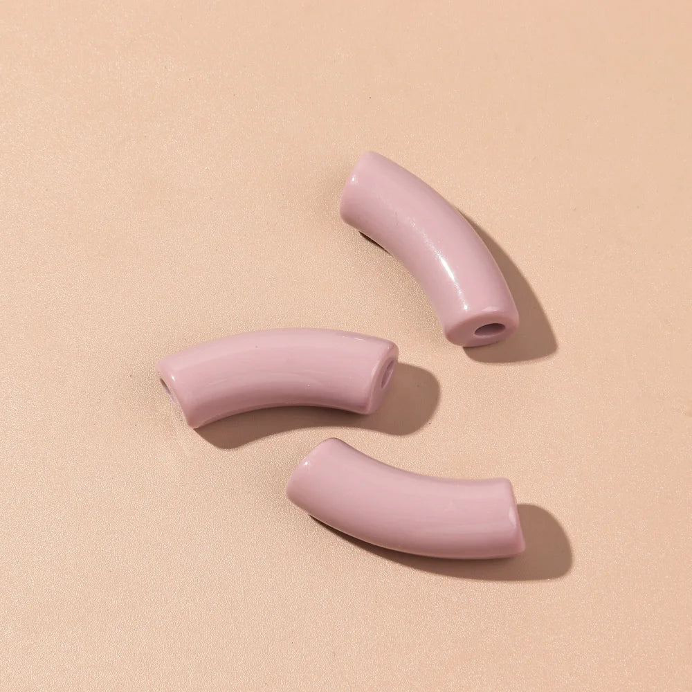 🌈 Lot de 20 Perles Tubes Arc-en-ciel – Idéal pour Créer des Bijoux Colorés et Fun ! 💫🧵 - ThiGui