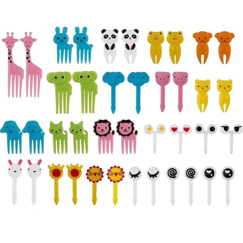 🐰🍎 Cute Animal Food Picks – Make Mealtime Fun & Fuss-Free! 🍱🎉 - ThiGui