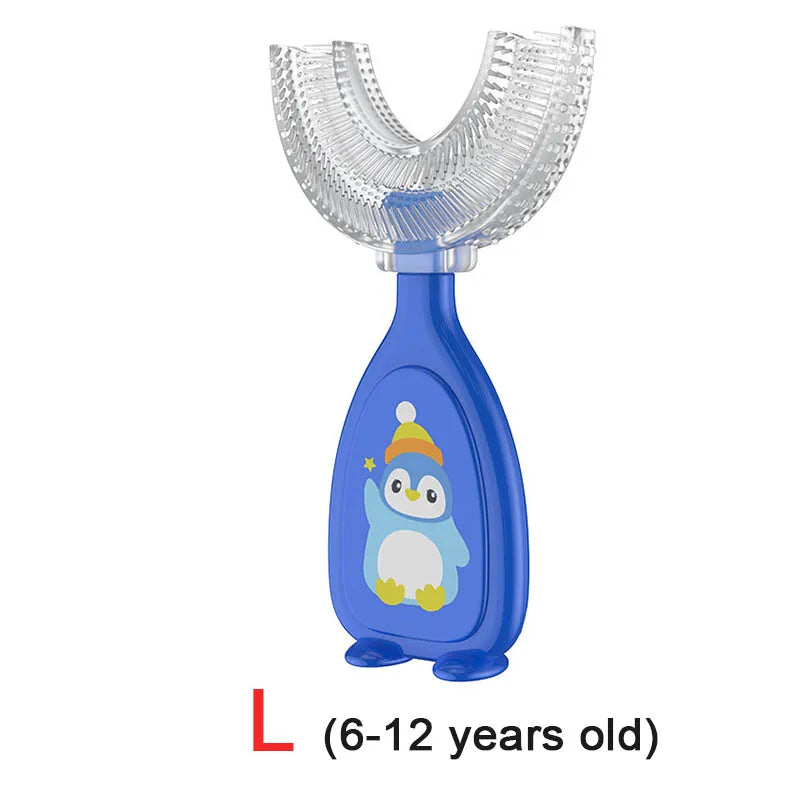 🦷 Gentle Silicone Toothbrush – Oral Care for Kids Ages 2 to 12 👶💧 - ThiGui