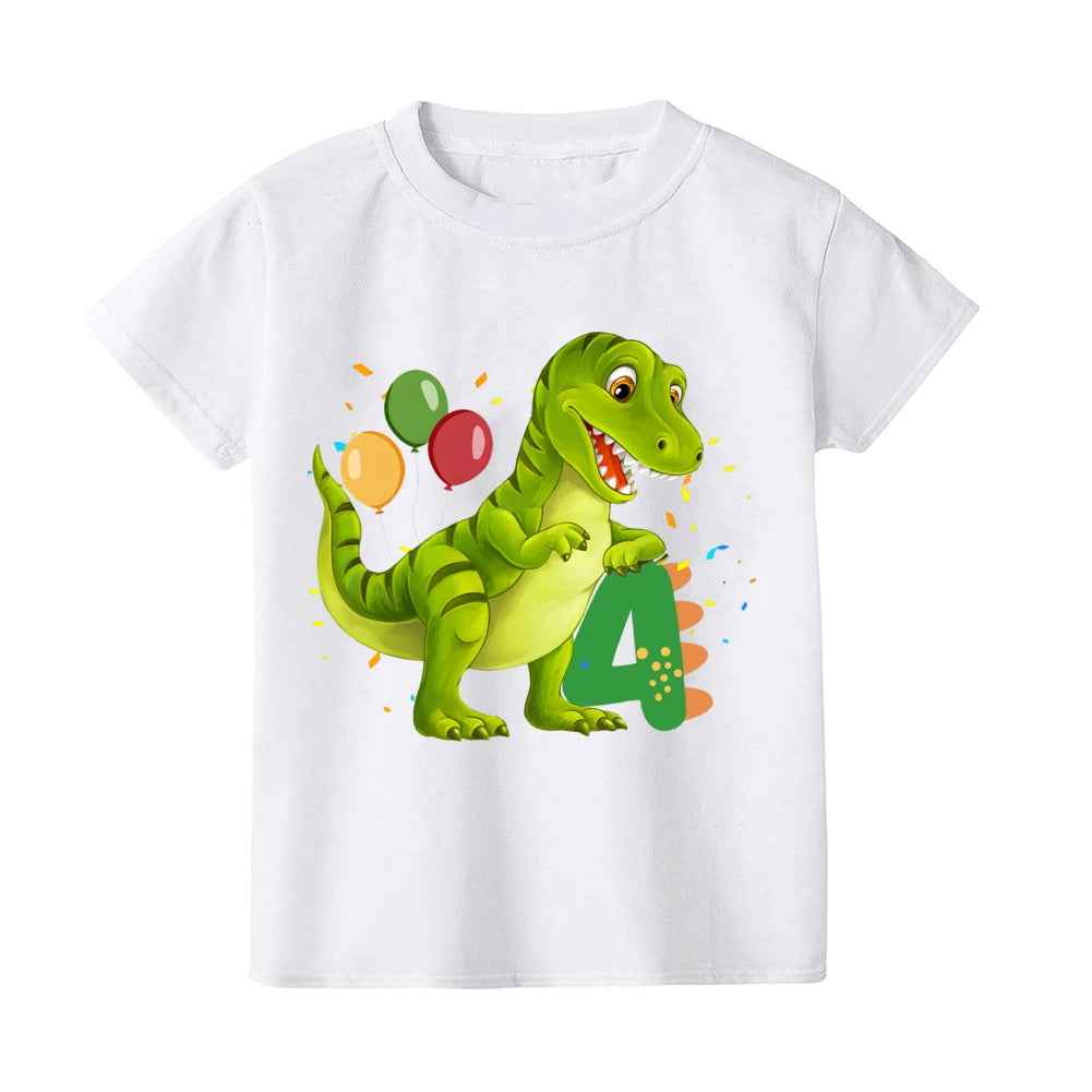 🦖🎉 Rawr! T-Rex Birthday Tee for Boys & Girls – Choose ANY Age! - ThiGui