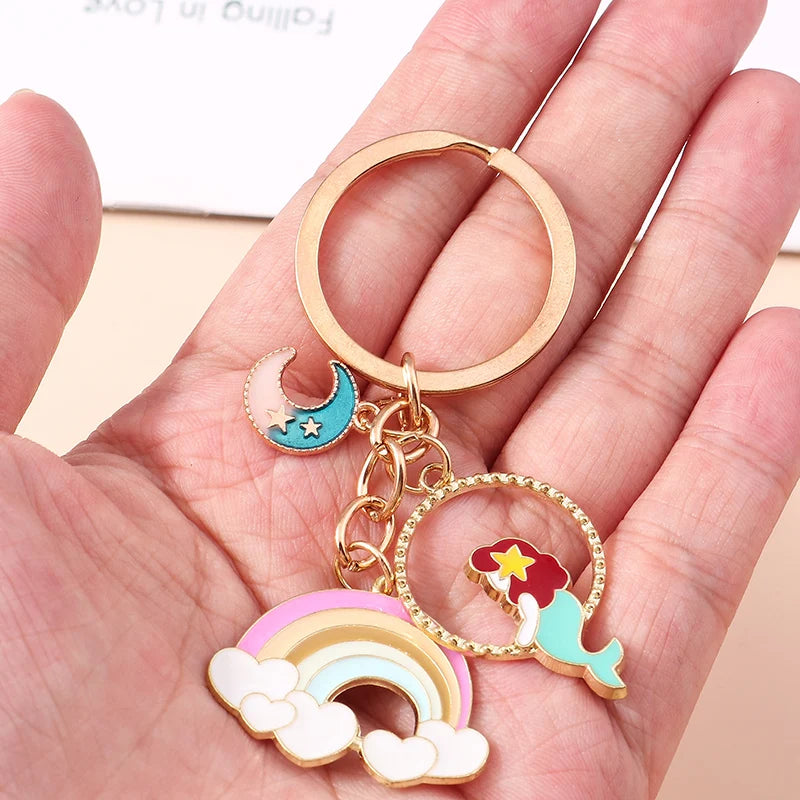 🐝 Bee & Bloom Keychain – A Whimsical Touch for Bags, Keys & Big Smiles 🌸 - ThiGui