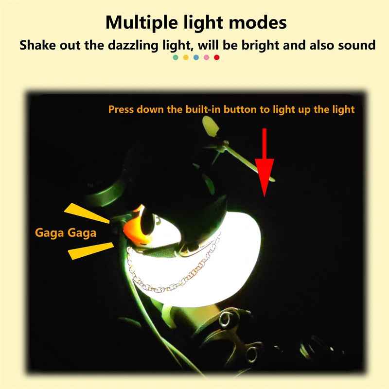 🚴Quack & Glow! The Little Yellow Duck That Lights Up Every Ride - ThiGui