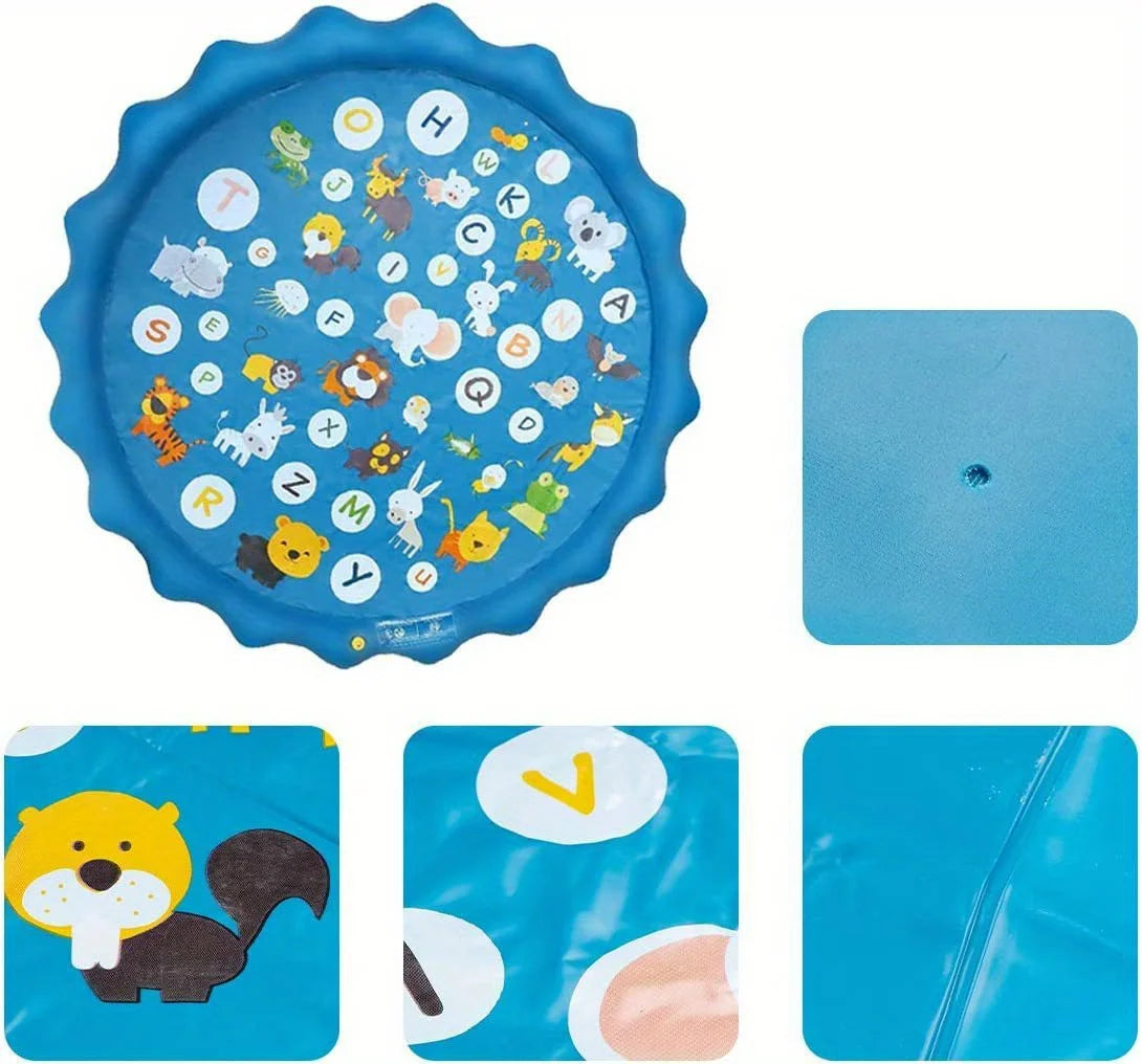 💦 Splash Time! Water Sprinkler Mat for Kids & Pets – Garden Fun All Summer 🐾🌞 - ThiGui