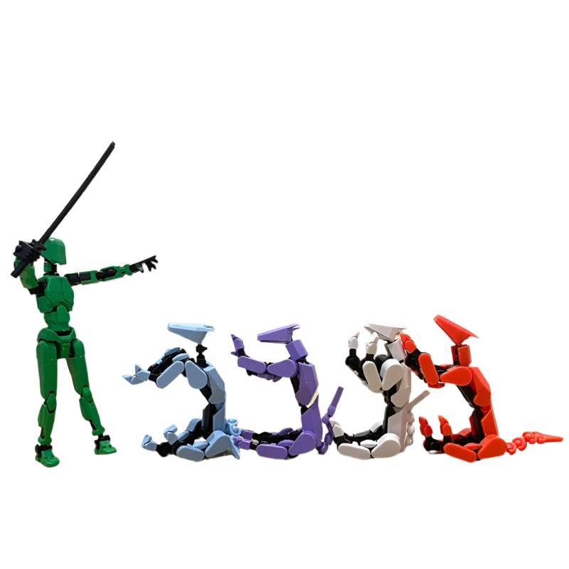 🦸‍♂️ Light-Up Titan Warriors! T13 Action Figures 🔦 | Pose, Play & Battle with Glowing Heroes - ThiGui