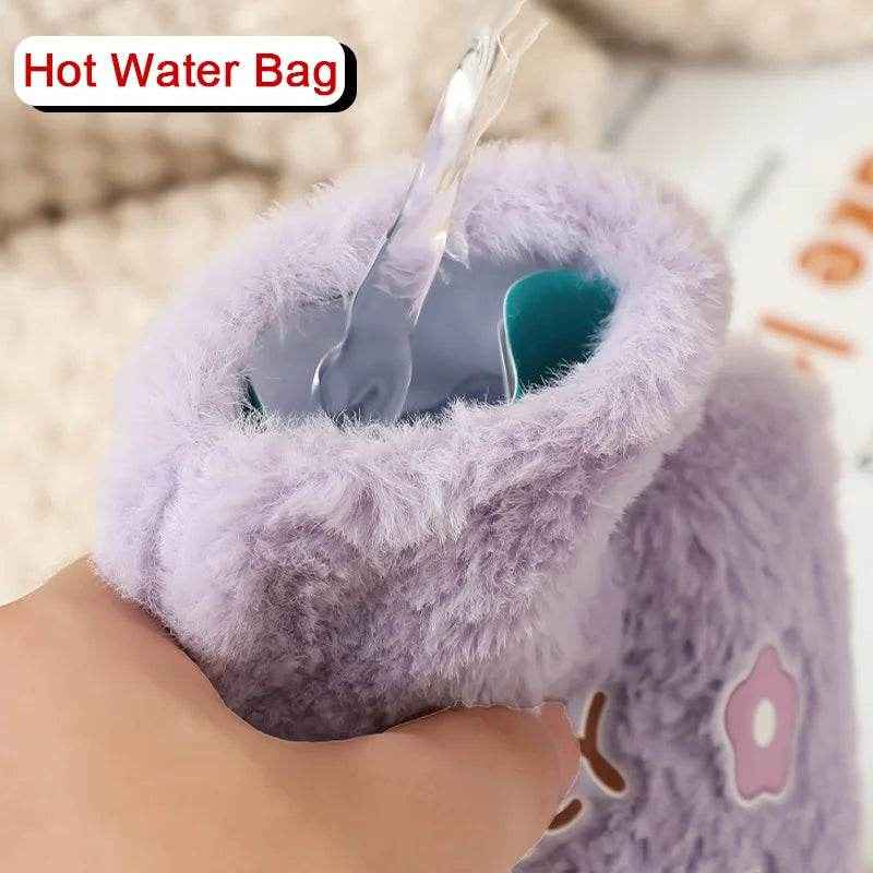 🧸Cozy Snuggle Buddy – Soft Hot Water Bottle & Hand Warmer for Boys - ThiGui