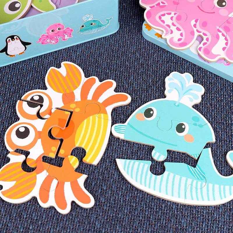 🧩Montessori Animal Puzzle Box – Brain Boosting Fun for Little Hands! - ThiGui