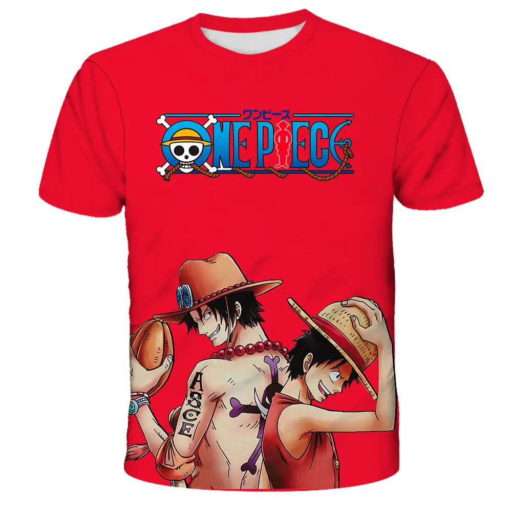 ⚓🔥 Cool Pirate Energy Boys T-Shirt – Luffy Adventure Summer Tee 🔥⚓ - ThiGui