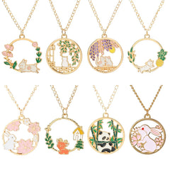 🌸 Merci Maîtresse Necklace – A Whimsical End-of-Year Hug from Your Little One! 🐰✨ - ThiGui