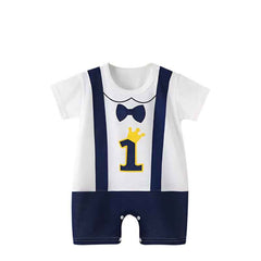 🍼 Baby’s First Summer Style – Soft Cartoon Rompers for Boys & Girls! - ThiGui