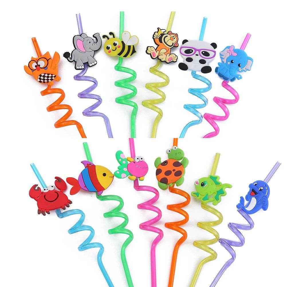 🐳 Sip, Smile & Splash – Reusable Ocean Animal Straws That Make Every Drink a Party! - ThiGui
