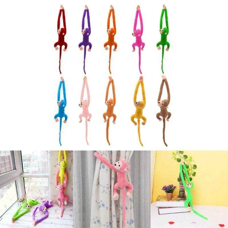 🧸Cuddly Long-Arm Monkey – The Hanging Buddy Every Little Boy Will Adore! - ThiGui