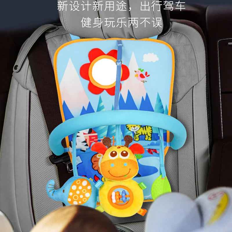 🍼 Car Seat Activity Toy – Kick, Grab & Explore on the Go! 🚗🎠 - ThiGui