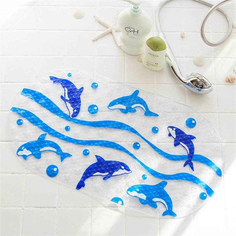 🐾 Safe, Sweet & Splash-Ready – Cartoon Suction Bath Mat for Kids Who Love Bathtime Fun! - ThiGui
