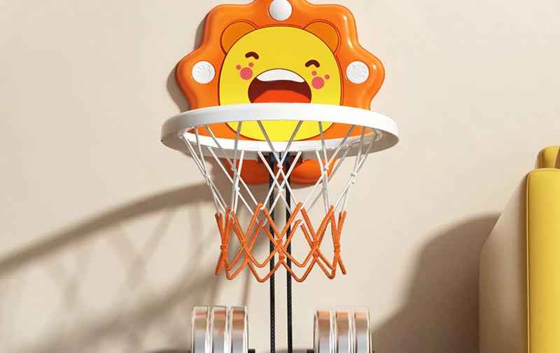 🏀 Stick & Dunk Basketball Set – Indoor Hoop Fun Without the Screws! 🧒💥 - ThiGui