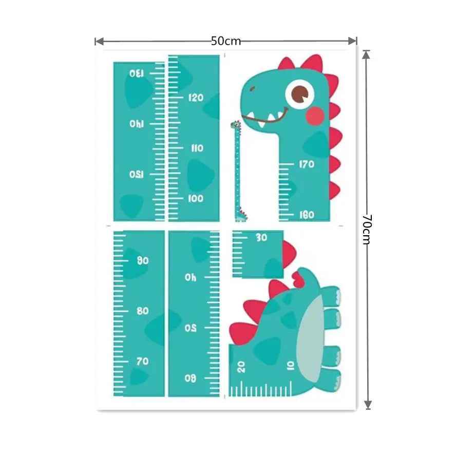Watch Me Grow! Cute Animal Height Chart Wall Sticker for Boys’ Rooms - ThiGui