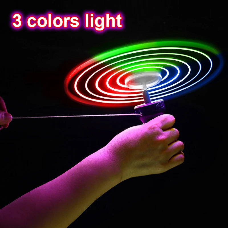 🛸 Spinning UFO Flyer – Flashy LED Fun for Outdoor Adventures! 🚀💡 - ThiGui