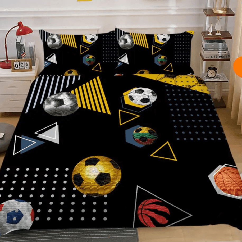 ⚽Goal Time! Dream Big with This Awesome Football Bedding Set - ThiGui