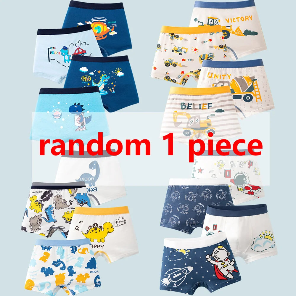🦖 Dino Days Boxer Briefs – Soft & Comfy Cotton Undies for Boys! 🩳✨ - ThiGui