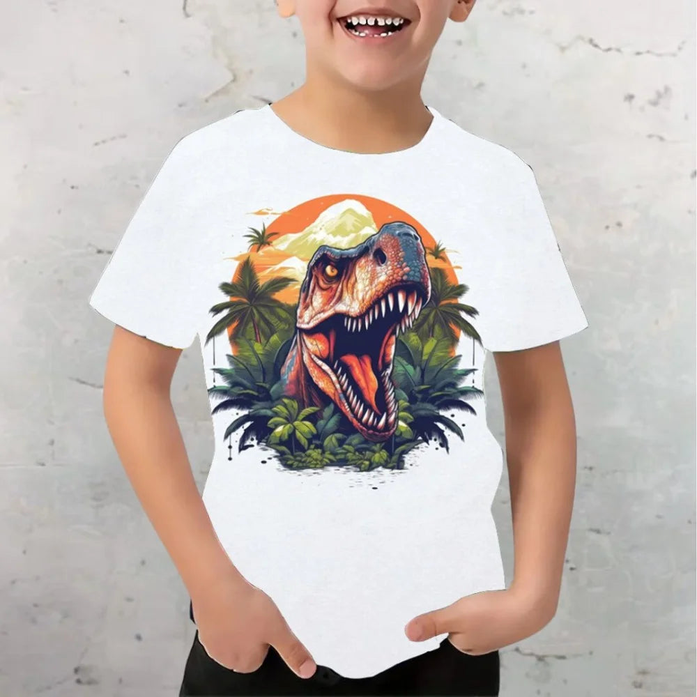 🌟 Fierce & Fun! 3D Dragon T-Shirt for Boys 🐉🔥 – The Ultimate Summer Tee - ThiGui