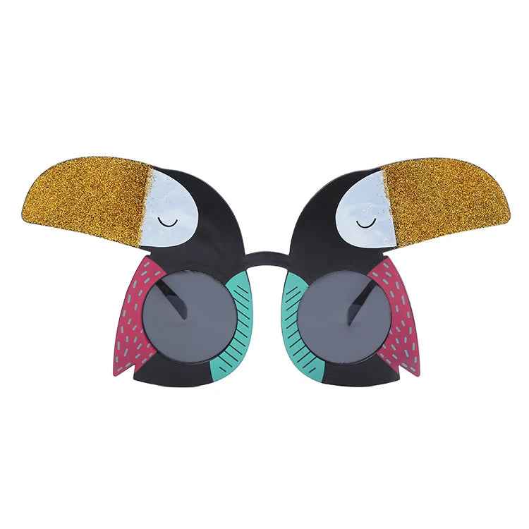 🌺 Say Aloha in Style – Fun Hawaiian Glasses for Parties & Cosplay! 🕶️🍍 - ThiGui