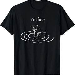 I’m Fine Thumbs Up Tee 😎👍 Cool & Comfy Everyday T-Shirt - ThiGui