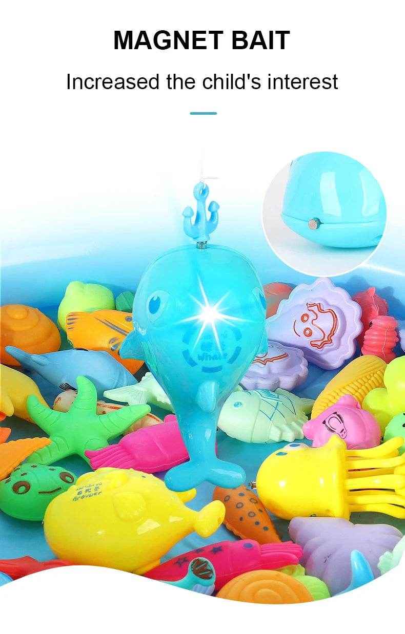💦Splish Splash Fishing Bash – Magnetic Rod & Pool Toy Set for Curious Kids - ThiGui