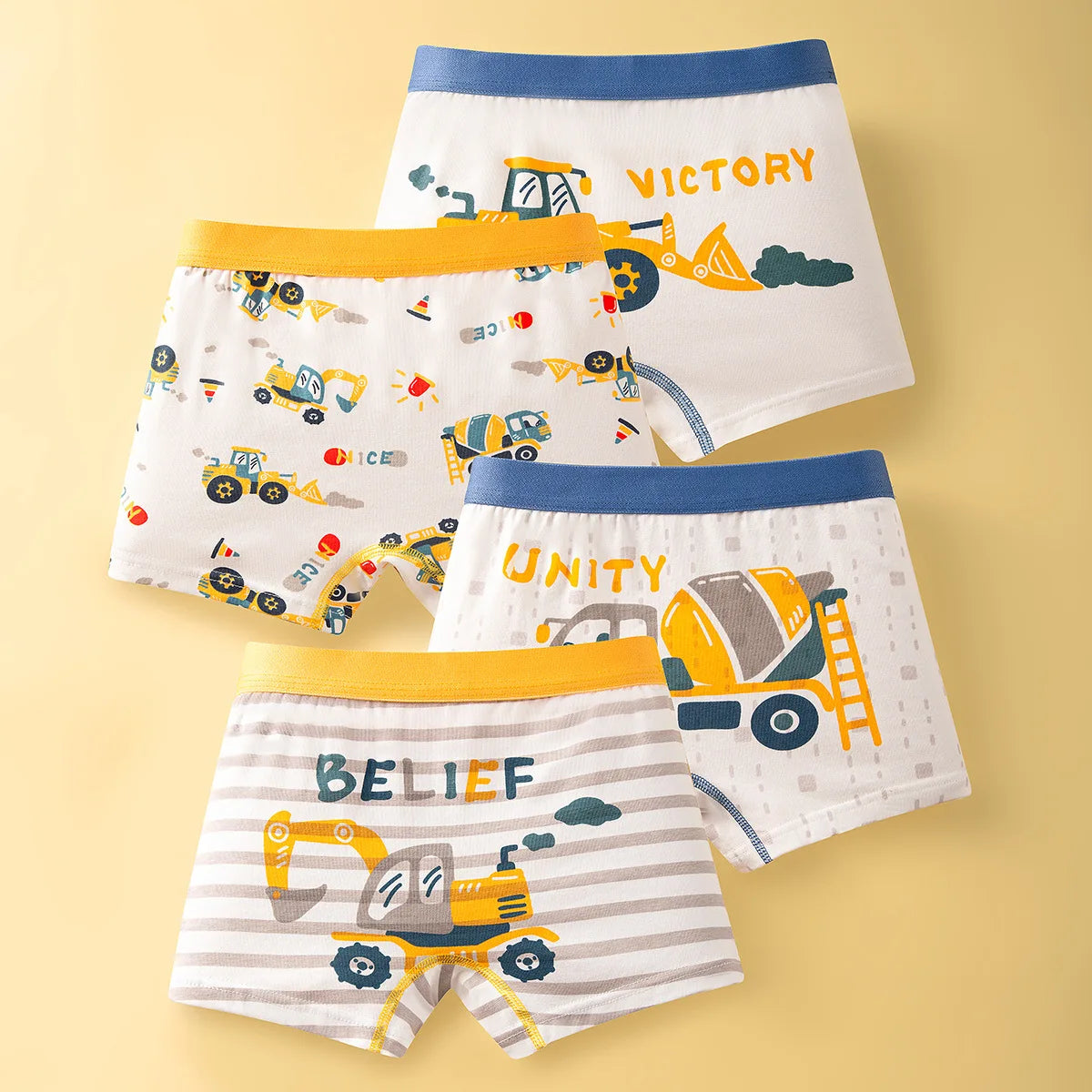 🦖 Dino Days Boxer Briefs – Soft & Comfy Cotton Undies for Boys! 🩳✨ - ThiGui