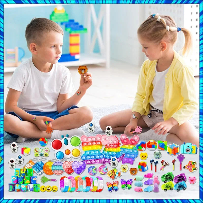 🎉 206-Piece Surprise Toy Set – Bulk Party Fun for Curious Little Explorers! 🎁🦸‍♂️ - ThiGui