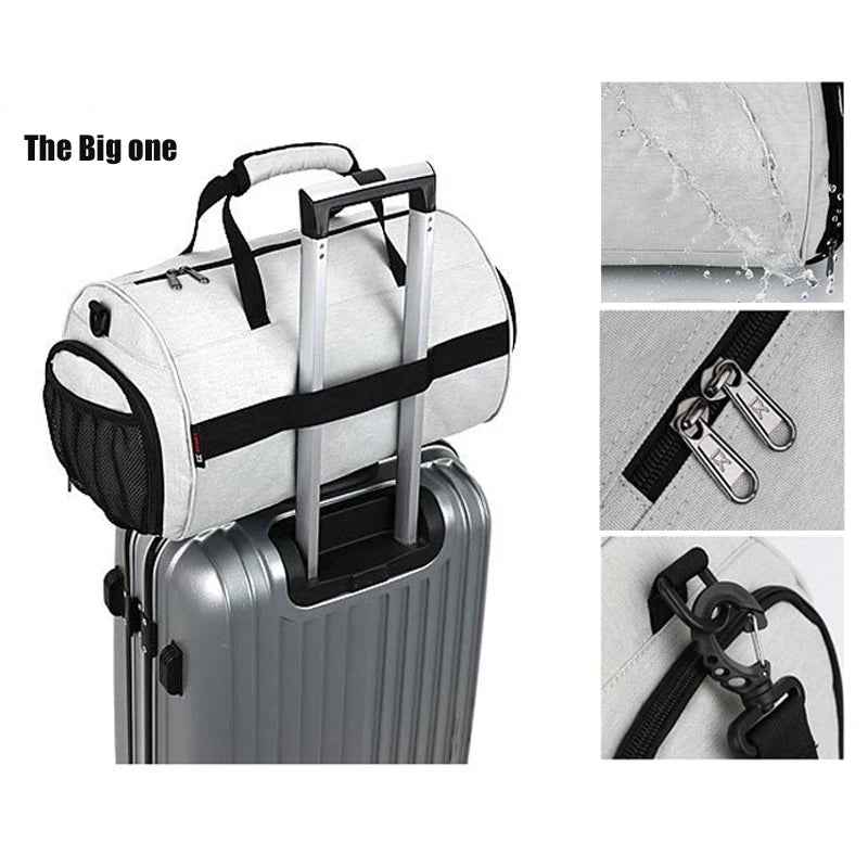 💪 Waterproof Gym Bag with Wet-Dry Compartments – Built for Active Boys! 🎽🧼 - ThiGui