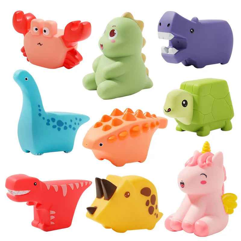 🐳 Squeeze, Splash & Smile – Adorable Rubber Bath Toys for Baby’s Tub Time! 🛁🦀 - ThiGui