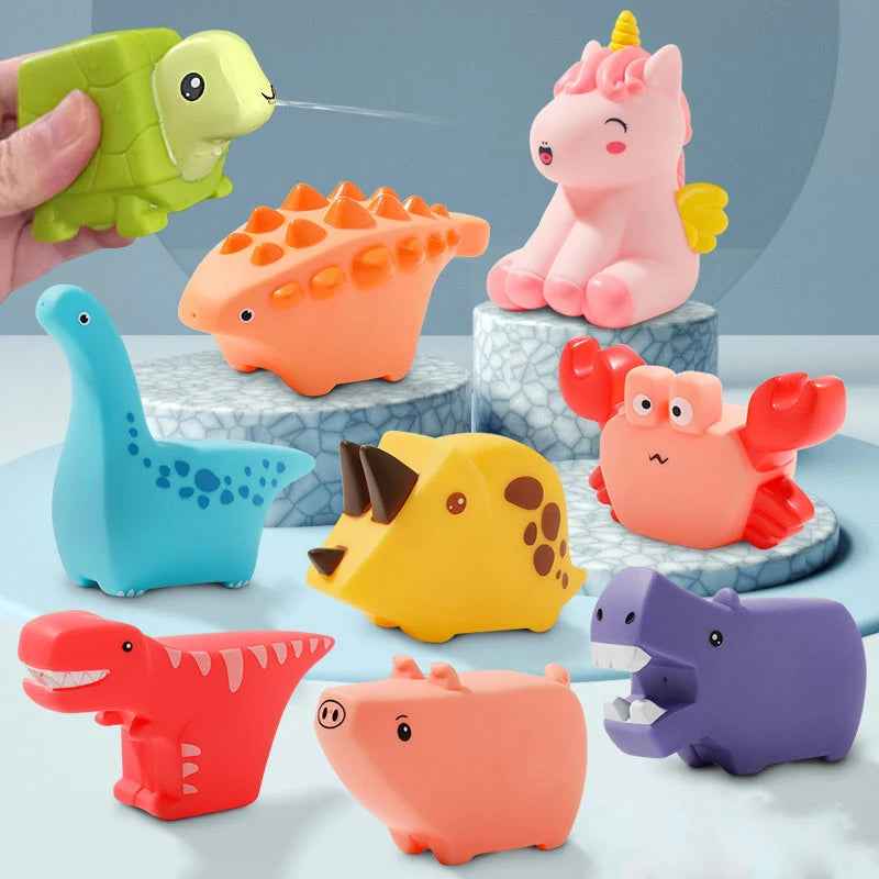 🐳 Squeeze, Splash & Smile – Adorable Rubber Bath Toys for Baby’s Tub Time! 🛁🦀 - ThiGui