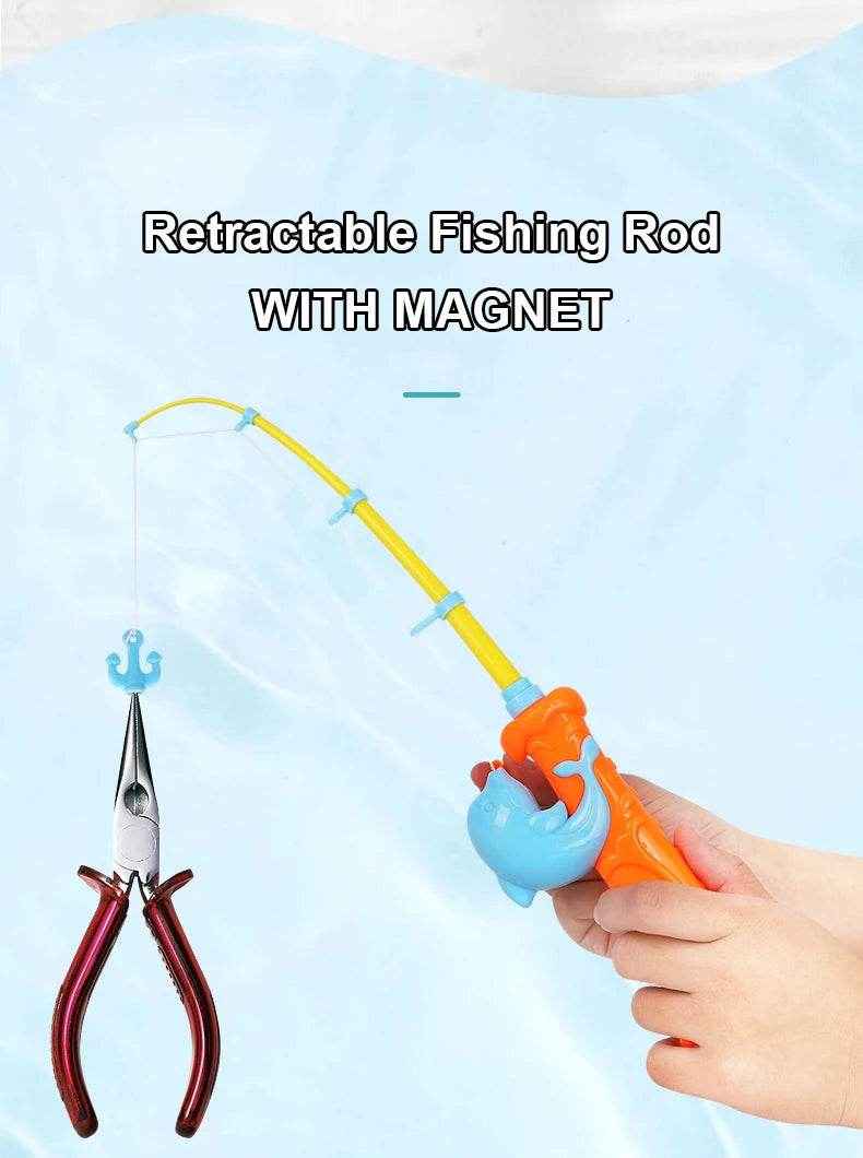 💦Splish Splash Fishing Bash – Magnetic Rod & Pool Toy Set for Curious Kids - ThiGui