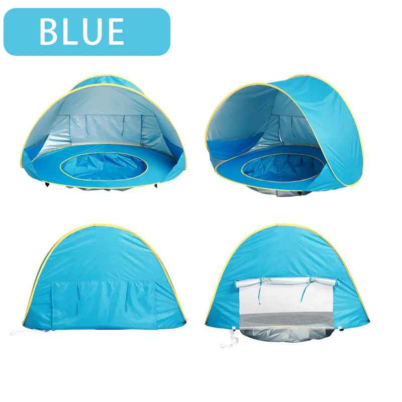 🌞Baby Beach Tent with Mini Pool for Boys Who Love to Splash and Chill Under the Sun - ThiGui