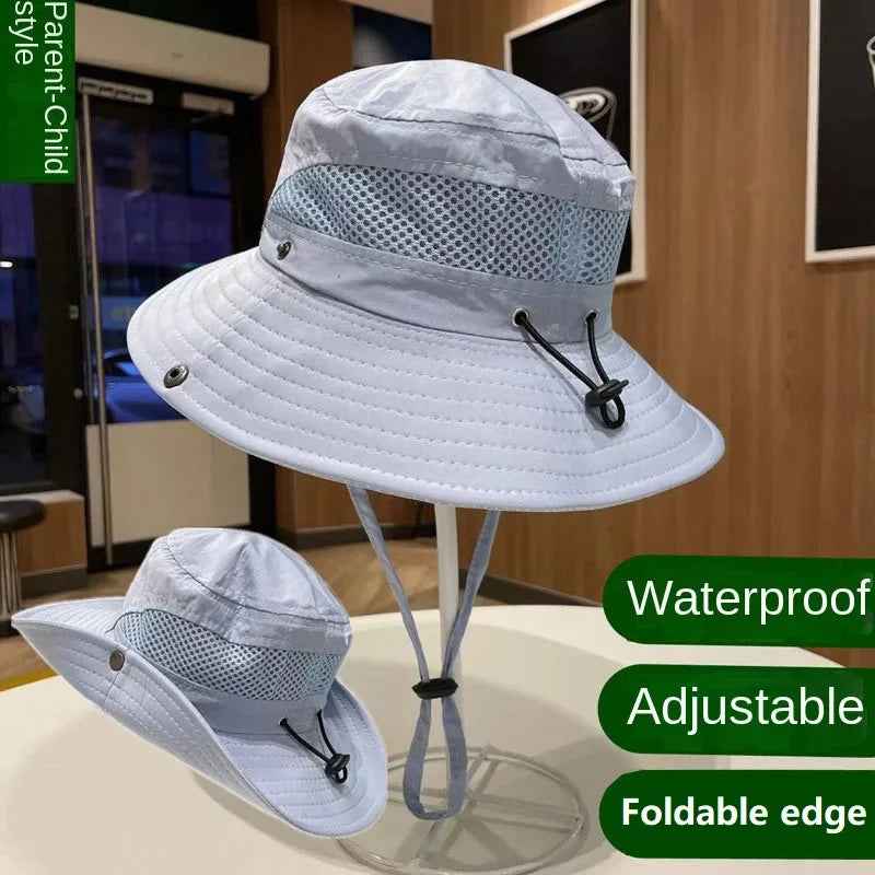 Summer Sun Hat with Full Neck Cover – Cool, Comfy & Cute for Outdoor Play! - ThiGui