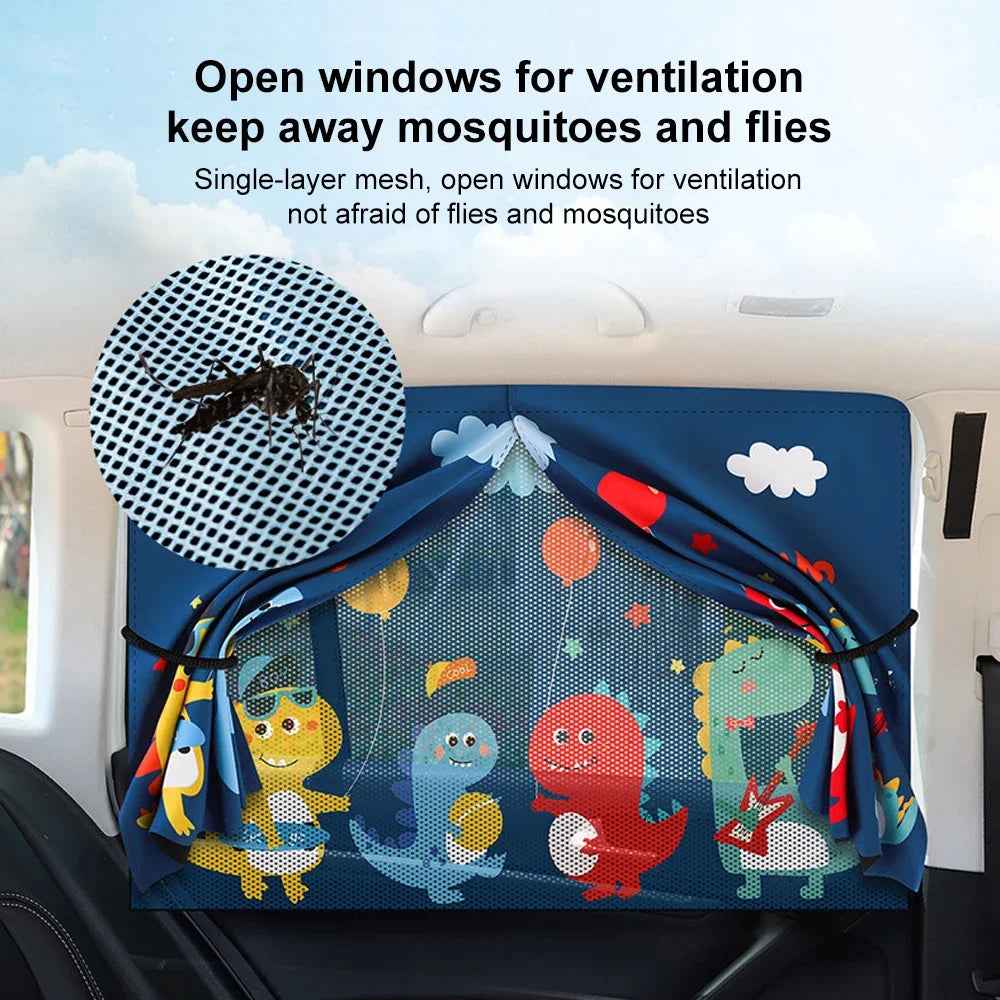 🌞Adorable Magnetic Car Curtains to Keep Your Little Ones Cool and Happy! - ThiGui