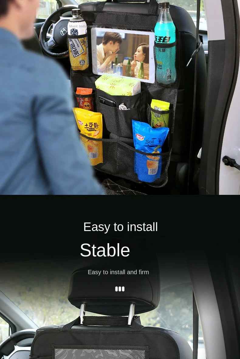 Road Trip Hero – Backseat Organizer with Tablet Holder for Tidy, Happy Car Rides! - ThiGui
