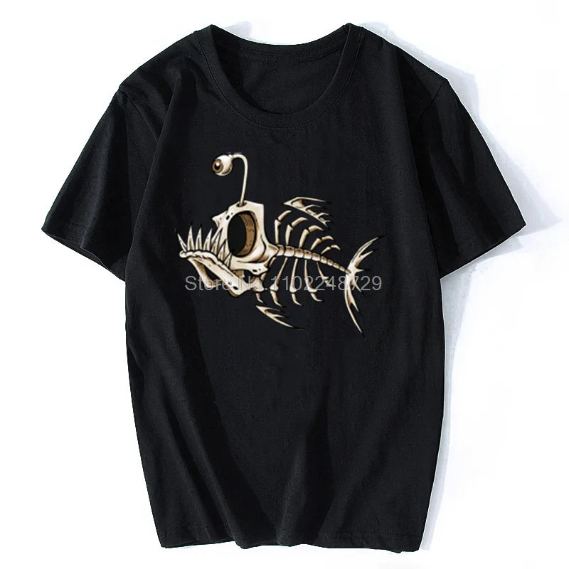 🐟💀 Deep Sea Cool! Funny Bonefish Skull T-Shirt for Boys – Bold, Comfy & Totally Epic 🎣🖤 - ThiGui