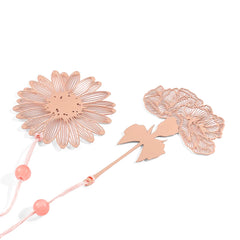 📚🌼 Blooming Thanks! Elegant Brass Flower Bookmarks – A Thoughtful Gift for Teachers 🌿🎁 - ThiGui