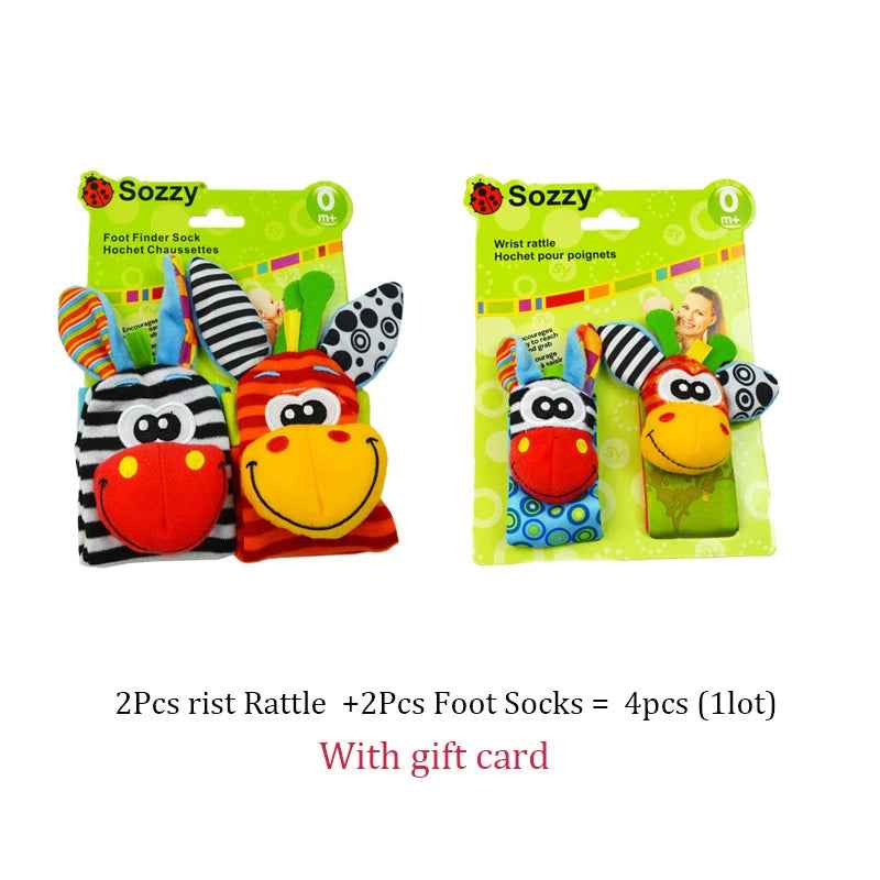 🐾 Sensory Fun for Tiny Toes & Wrists – Baby Rattle Socks & Bands! 🎶🧦 - ThiGui