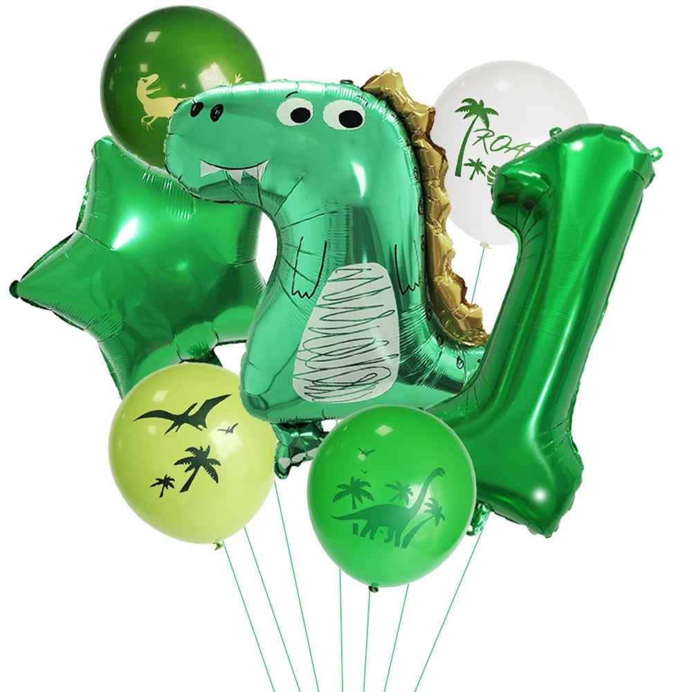 🦕 Dino-Roar Party Set – Fun Disposable Tableware for a Jurassic Birthday Bash 🎂🎈 - ThiGui