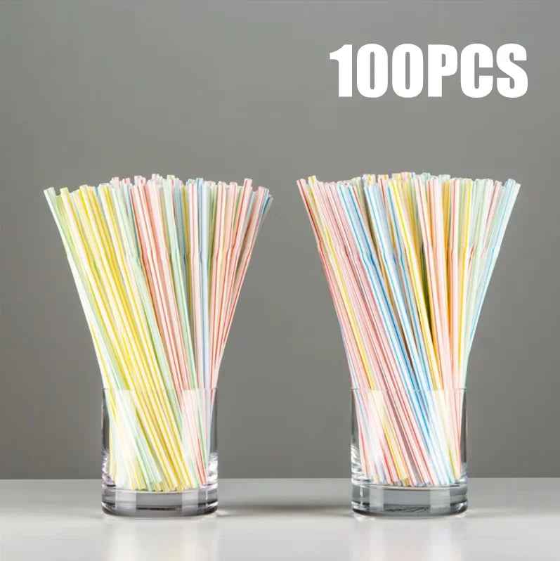 🎉Bright and Fun Multicolor Straws – Perfect for Parties, Playdates, and Everyday Sips! - ThiGui