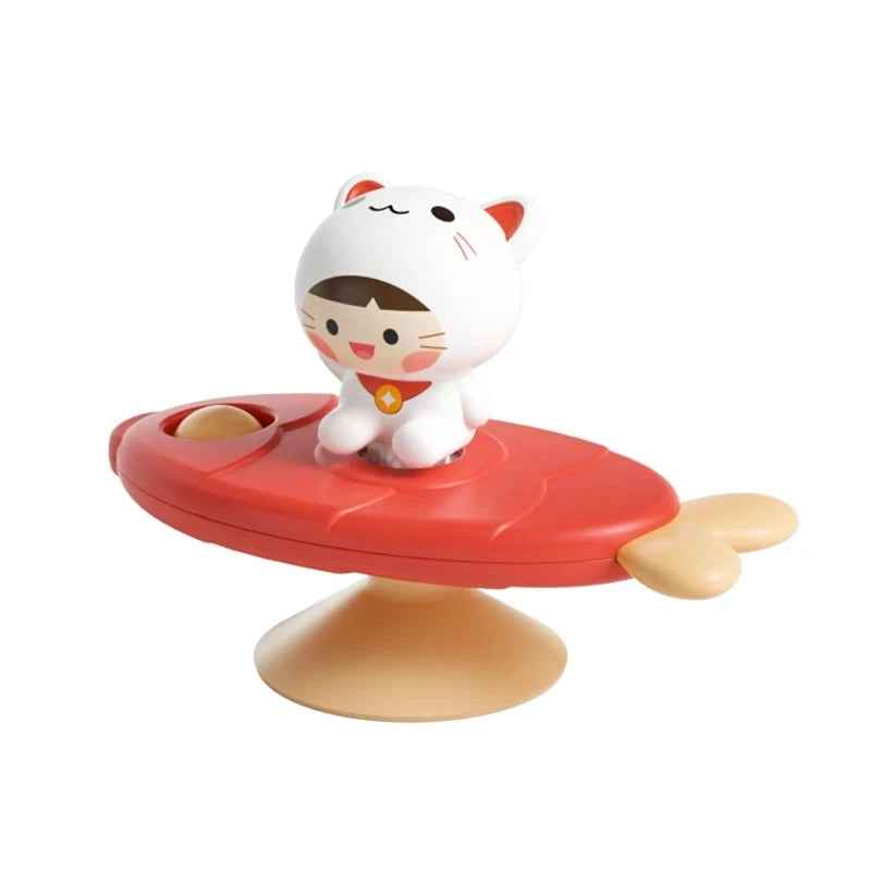 🌀 Stick, Spin & Smile – Suction Spinner Toy for Busy Little Hands! 🌈👶 - ThiGui