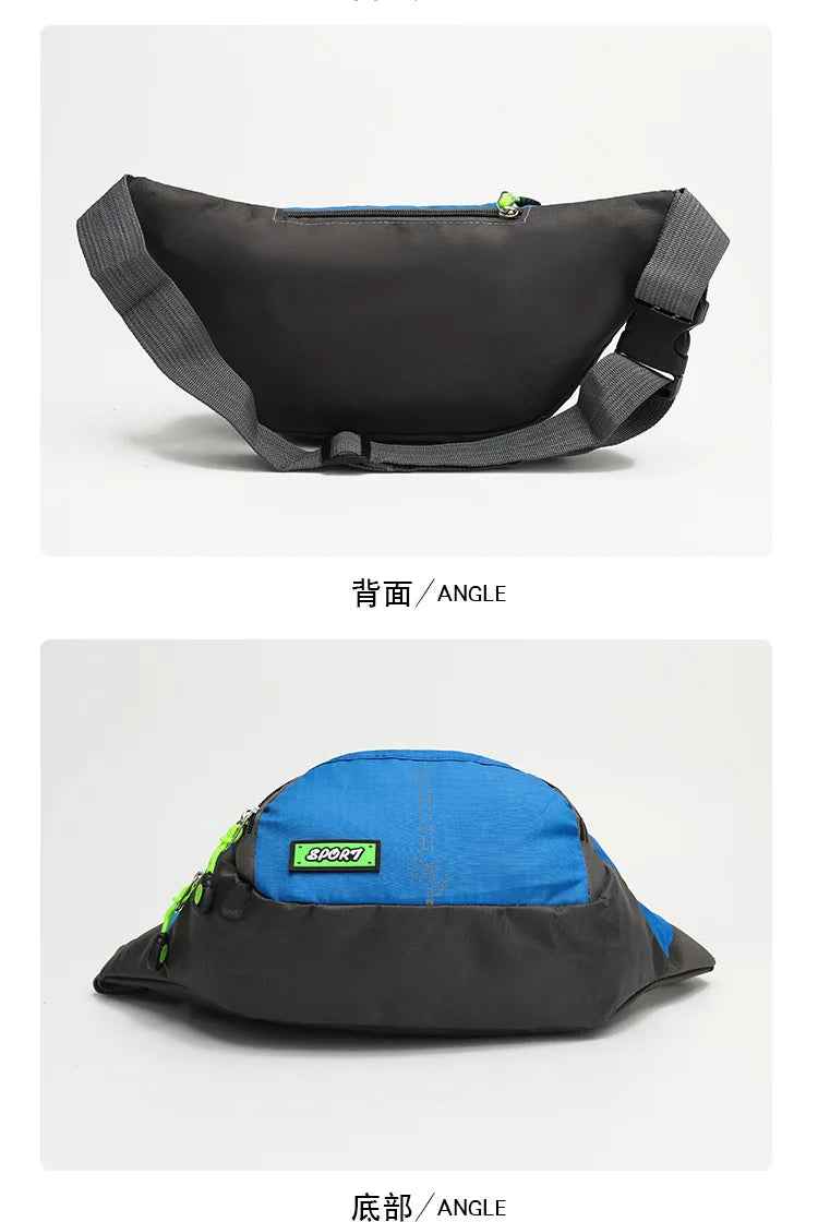 🎒 Hands-Free Adventures Await – Waterproof Sporty Waist Bag for Active Boys 🏃💦 - ThiGui