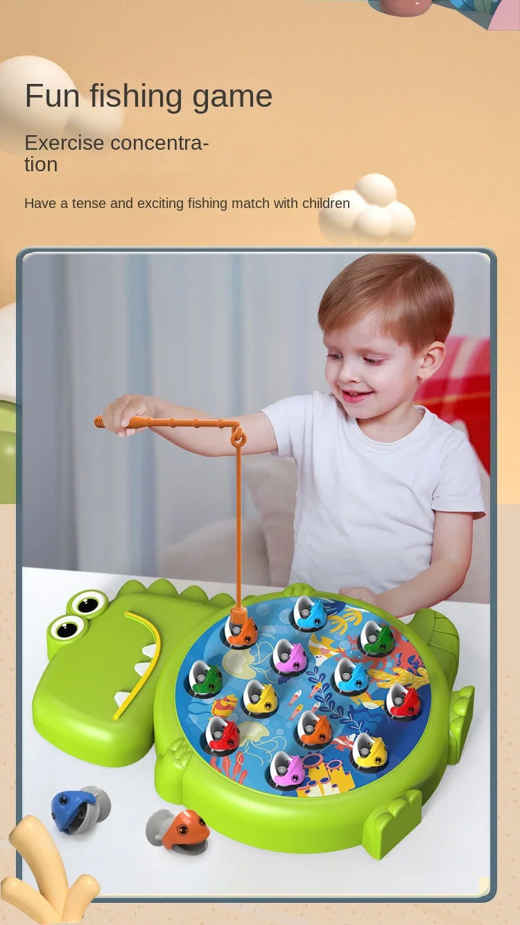 🎣 Dino-Fishing Fun! Magnetic Fishing Toy Set for Curious Little Hands 🦕🧠 - ThiGui