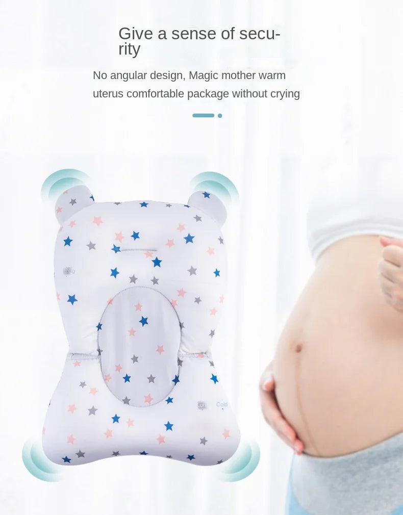 🛁✨ Snug-as-a-Bug Baby Bath Cushion – Portable, Soft & Splash-Ready! ✨🛁 - ThiGui