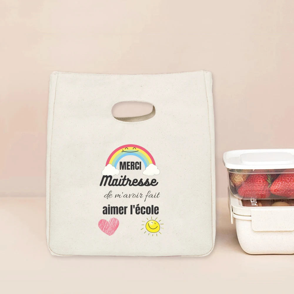 🍱 Thank You Teacher Thermal Lunch Bag – A Warm Hug in a Practical Gift! 🌟 - ThiGui