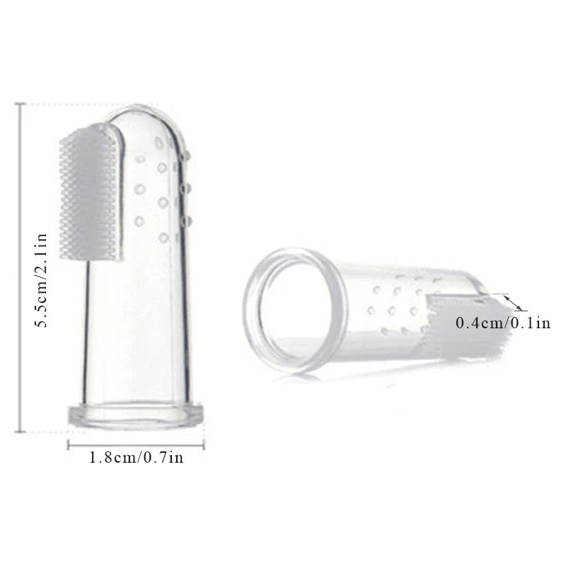 👶🪥 Baby Finger Toothbrush Set – Soft, Safe & Soothing for First Smiles! 💕🌟 - ThiGui