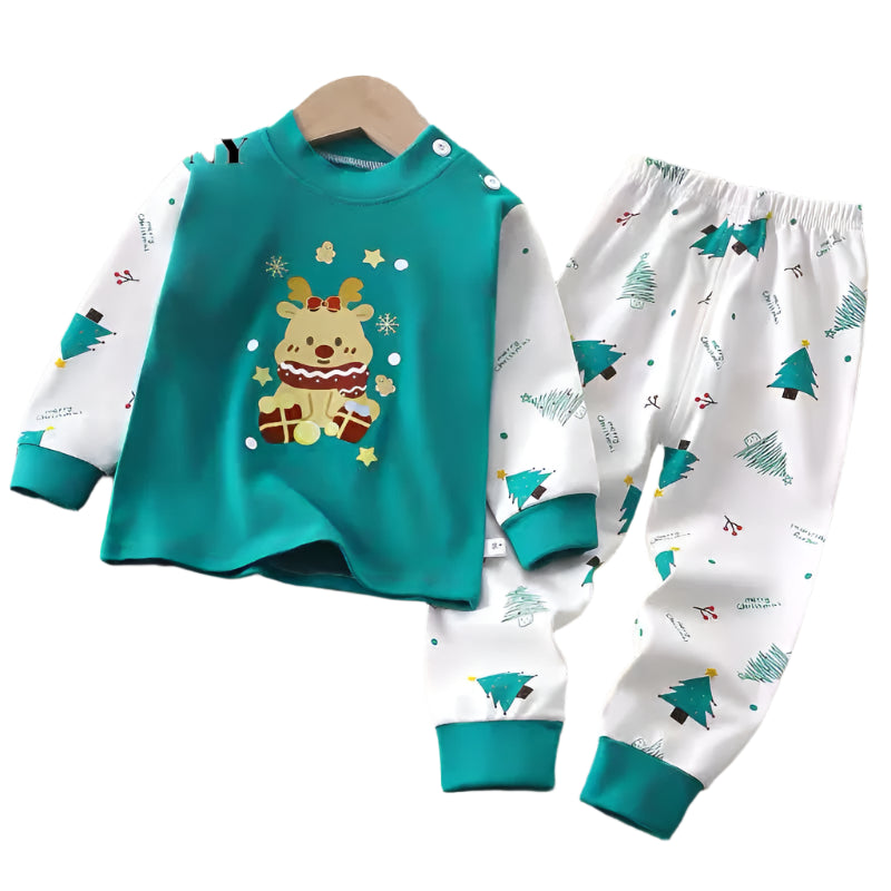 🌟 Cute Cartoon Outfit Set for Boys – Comfy, Fun & Stylish! 👕👖 - ThiGui