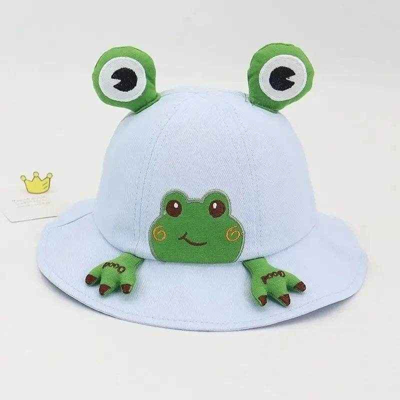 🌞Adorable Cartoon Frog Baby Sun Hat – Soft, Breathable & Perfect for Outdoor Adventures! - ThiGui